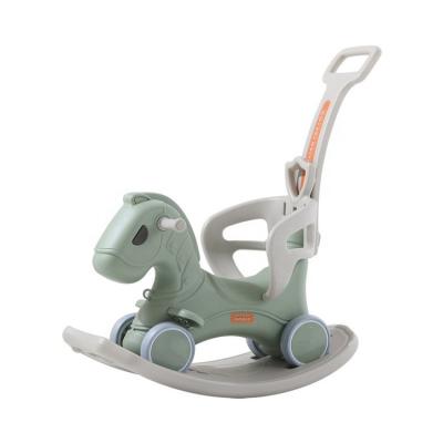 China Hot Selling New Style Good Quality Low Price Assembly Cute Kindergarten House Easy Use Plastic Toy Children Rocking Horse On Sale for sale