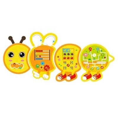 China Intelligence Toys Wall Toys New Fashion Children Wall Toy Cartoon Funny Board High Quality Early Educational Cute Wooden Wall Toys For Children for sale