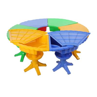 China Modern multifunctional plastic children kindergarten assembled sand and water play table for sale