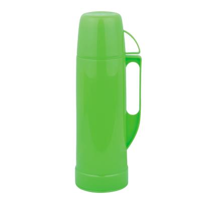 China PORTABLE 0.5L 1L Insulated Glass Liner Plastic Vacuum Flask With PP Cup for sale