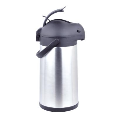 China PORTABLE European Standard Turtle Shape Stainless Steel Thermos Vacuum Airpot Jug Pump Jar Flask Isoleerkan for sale