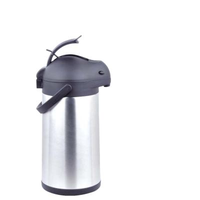 China PORTABLE vacuum termos airpot lever pump thermal american 2l pot for super markets for sale