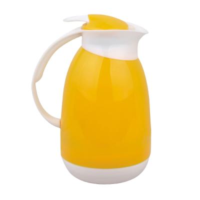 China 1000ml PORTABLE Make In China Glass Liner Plastic Insulated Coffee Pot for sale