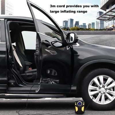 China 12v Emergency Car Air Compressor Auto Air Compressor Pump Portable Lightweight Digital Car Compressor Cordless Tire Inflators for sale