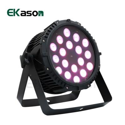 China Disco Ceiling Stage Lights Professional DJ 18x12w RGB 4 In 1 Par Outdoor Waterproof Led Light For Club Bar for sale