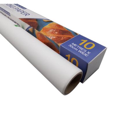 China High Temperature Resistant Greaseproof 30cm*10m Water Proof Baking Paper Roll for sale