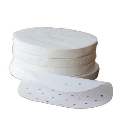 China Promotional Discounted Disposable Greaseproof Steamer Basket Paper Baking Perforated Heat Resistant Paper for sale