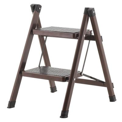 China 2-Step Folding Ladders Stool Ladder Silver for sale