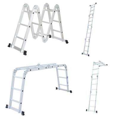 China Aluminum Folding Ladders Large Hinge Universal Step Extension Scaffolding Super Ladder for sale