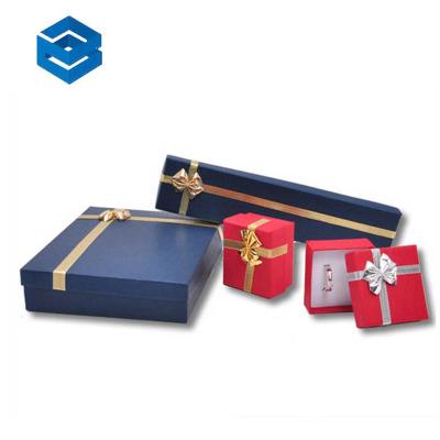 China Recyclable Wholesale Custom Printing Senior Gift Packing Necklace Ring Luxury Goods Delicate Appearance Gift Box Pack for sale