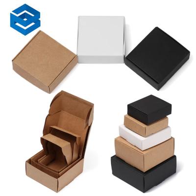 China Recyclable Custom Luxury Carton Square Flat Low Moq Shipping Carton Cardboard Packing Gift Box for sale