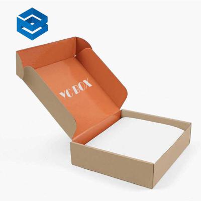 China Recyclable Corrugated Carton Box Wholesale High Quality Cardboard Shoe Clothing Gift Packing Box for sale