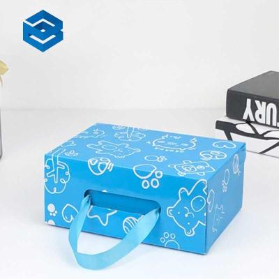 China Bio-degradable Custom Shipping Corrugated Box Packaging Collapsible Biodegradable Empty Cardboard Shoe Boxes for sale