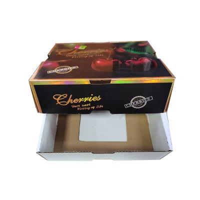 China Recyclable China Wholesale Corrugated Box Eco - Friendly Thickening Breathable Shipping Express Carton Fruit Logo for sale