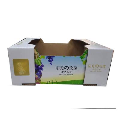 China Recyclable Custom Wholesale Large Size Corrugated Packaging Carton Express Transport High Quality fruit packaging carton for sale