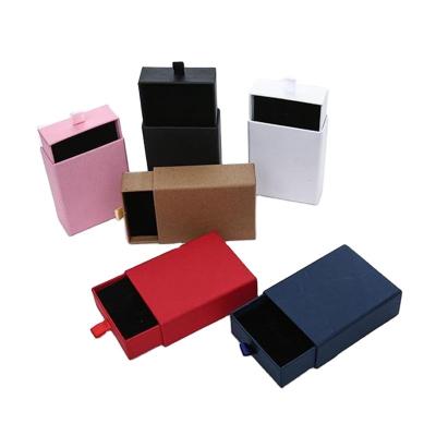 China Recyclable Custom Slide Paper Drawer Box Gift Wrap Cosmetics Jewelry Luxury Rigid Paper Small Drawer Box for sale