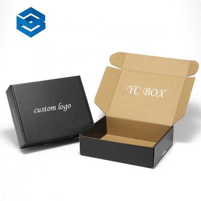 China High quality Wholesale Custom Carton Mailer Ship Low Moq Black Corrugated Box Cartons for sale