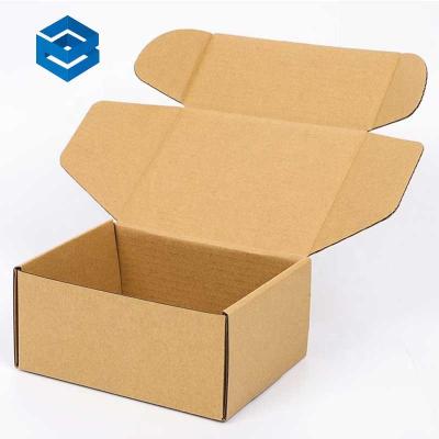 China High quality Custom Logo Carton Box Gift Packaging White Biodegradable Mail Box Corrugated for sale