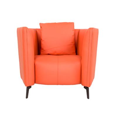 China High Elasticity Modern Leisure Leather Chair Modern High Quality Waterproof Comfortable Living Room Chair for sale