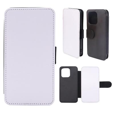 China Luxury PU Leather Shockproof Cell Phone Case Factory Phone Cover Sublimation Phone Case For iPhone 14 pro for sale