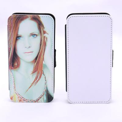 China Newest 2d Sublimation Leather Flip Case For Iphone Leather Phone Cases Shockproof Phone Cases for sale