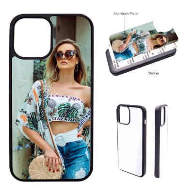 China Magnetic Waterproof Sublimation Custom 2D Shockproof Designer TPU PC Blank Phone Case For Iphone 13 Pro Max for sale