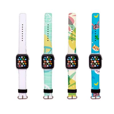 China Blank DIY Sublimation Watch Band Custom Printed Watch Bands For Apple for sale