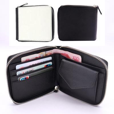 China Custom Wallet 2022 Wallet Style Fashion Wallet PU Zipper Women Sublimation Blanks Customized Extra Card Slot Photo Printing Slot New for sale