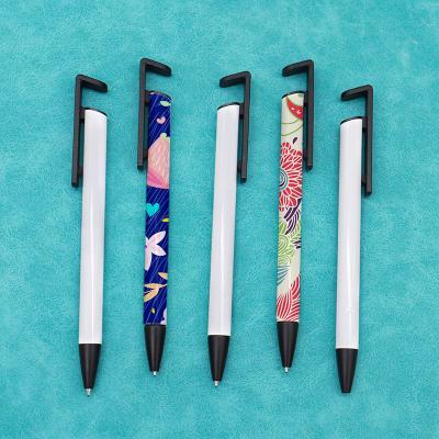 China desk feeling nice writing & School Pen High Quality Dye Sublimation Ink Pens Blanks With Shrink Wrap Metal Ballpoint Pen For Custom Printing Sublimation Ballpoint Pens for sale