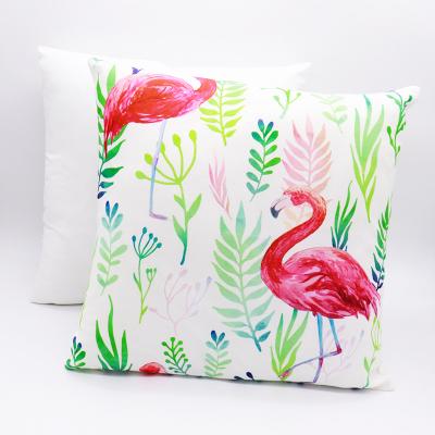 China Hot Sale Sublimation Folded Cushion Covers Canvas Pillow Cover For Home Decorative for sale