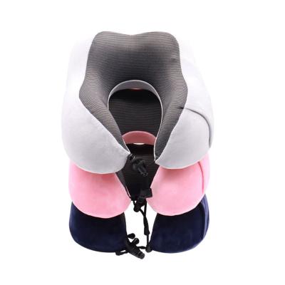 China Antistatic Custom Design U Shape Soft Neck Memory Foam Travel Neck Pillow for sale