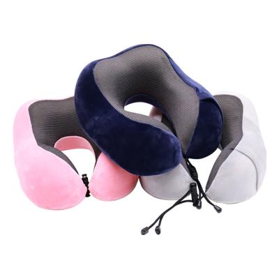 China Anti-static Cooling Eye Mask Set Neck Rest Cushion 3 in1 U Shape Memory Foam Travel Neck Pillow for sale