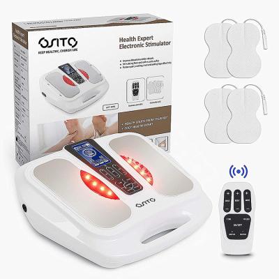 China Intelligent Electric Foot EMS Foot Massager Machine Improve Blood Circulation Foot Massager for sale