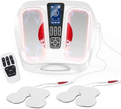 China Electric Foot Pulse Foot Massager China Newest Heating Reflexology Heating EMS Foot Massager for sale