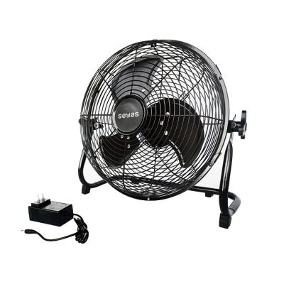 China Portable Protable Mini Fans USB Rechargeable Durable Floor Fan With Lithium Battery for sale