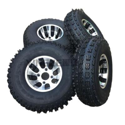 China Track GO KART KARTING ATV UTV Wheel Tubeless Tire Front Rear 22X7-10 22X10-10 Inch Buggy Tire With Hub for sale