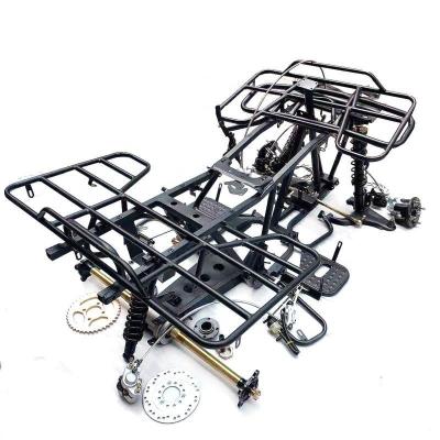 China Metal GY6 Go Kart Axle Body Frame Parts With Four Wheel Rear Axle Body Frame Parts With Buggy Racks Karting ATV UTV Swingarms for sale