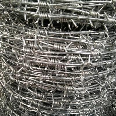 China Factory Custom 14 Gauge Anti - Corrosion Galvanized Barbed Wire / Barbed Wire In High Quality for sale