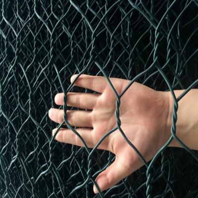 China Factory Direct Galvanized / Anti - Corrosion Good Quality PVC Coated Gabion Box Mesh for sale