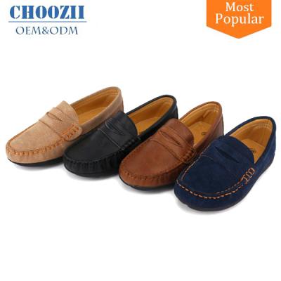 China Fashion\Comfortable\Suitable China Guangzhou wholesale market of children boys leather handmade casual shoes for sale