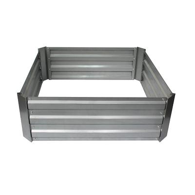 China Contemporary Galvanized Iron Garden Raised Flower Beds for sale