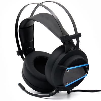 China Stylish High Quality LED Headband Gaming Headphones Wired Headsets Microphone Gaming Headset for sale