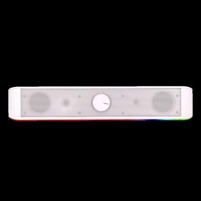 China New PORTABLE Music RGB Color Bar OEM Wire Desktop Speaker 2.0 Sound Computer Speaker With Touch Control Factory Wholesale for sale