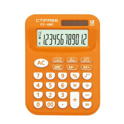 China CTIFREE Mini Calculator Brand CY-6NC Calculator General Purpose Small Size Colorful Design And Two Way Button Power for sale