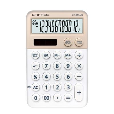 China CT-5Plus Brand Mini Calculator CTIFREE Bi-Directional Power Small Size Multipurpose Calculator Colorful Design for sale