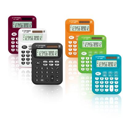 China 12 Digit Calculator Mini Dual Powered Pocket Size Students Mini Calculator Basic Mini Calculators Small Display Handheld Pocket for sale