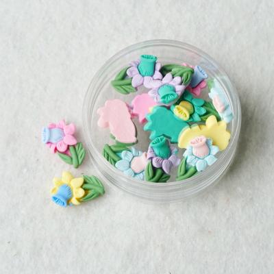 China Europe 200 Pcs/Bag Comics Flowers Resin Flatback Charms For DIY Crafts Making Scrapbooking Embellishments for sale