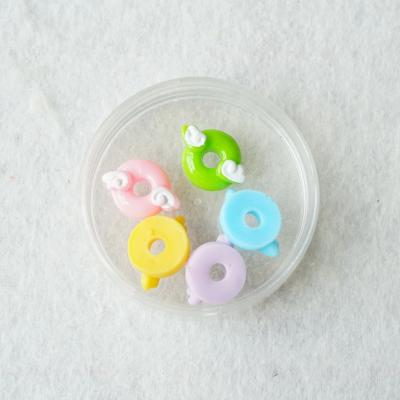 China 200Pcs/Bag Cute Europe Resin Flatback Cartoon Candy Donut Sets For DIY Crafts Making Scrapbooking Embellishments for sale