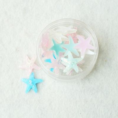 China Europe Resin Flat Back Slurry Charms Starfish Shapes Making For Scrapbooking Craft And DIY Craft Ornaments for sale