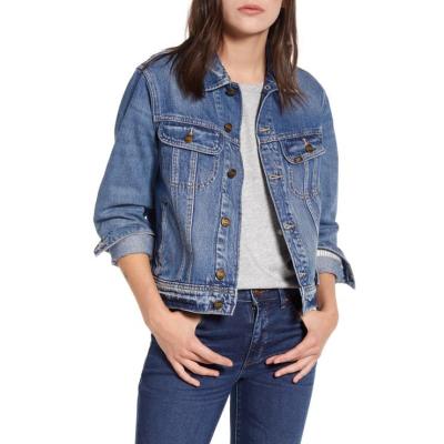 China Wholesale Hot Sale Price QUICK DRY Rider Denim Trucker Jacket Cheap Rider Trucker Jackers Trucker Jackets Bulk For Women Woven L 20 for sale